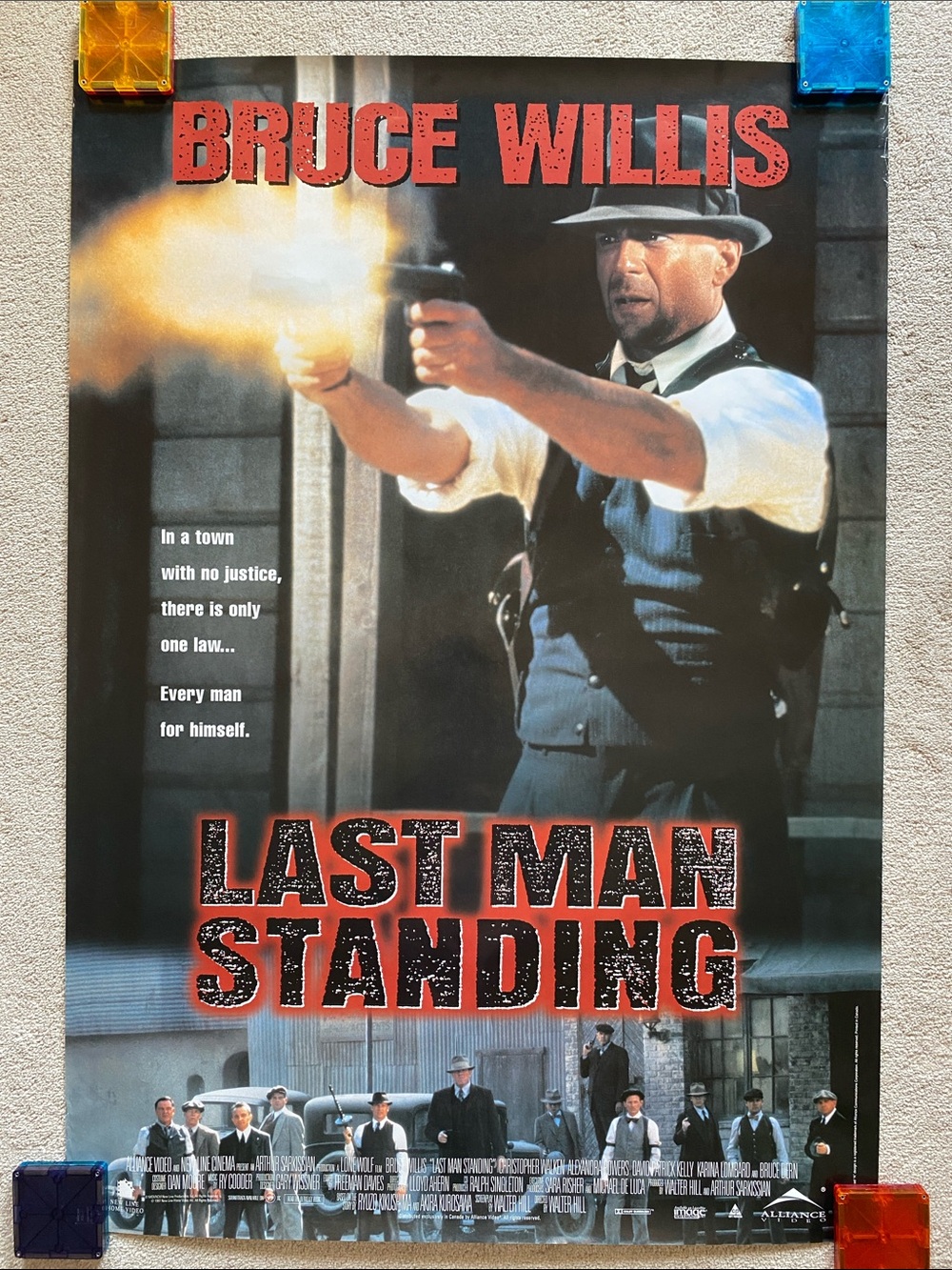 Vintage 1997 Last Man Standing Movie Poster